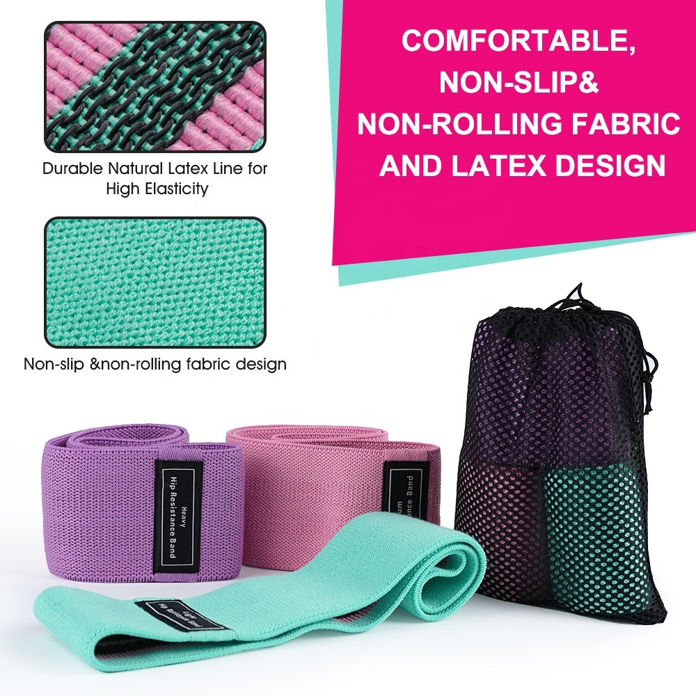 Fitness Widerstandsbänder Set 3 Stufen 3