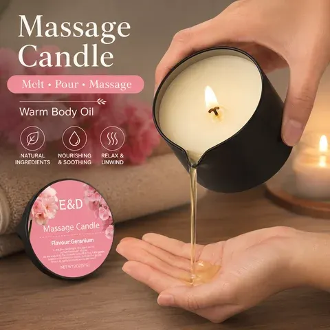 Massageöl-Kerze