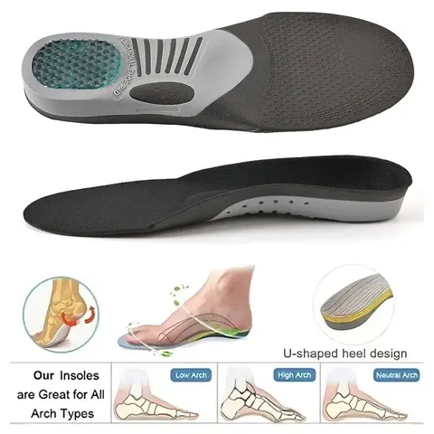 Orthopädische Gel-Einlegesohlen bei Plantarfasziitis