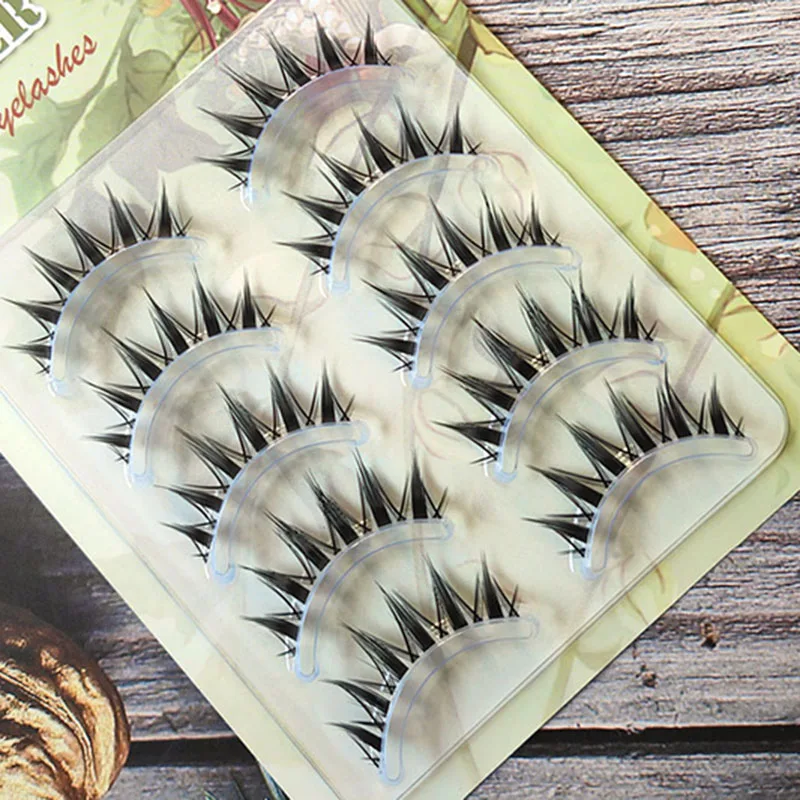 Luftige Cosplay Wimpern, transparentes Band 3