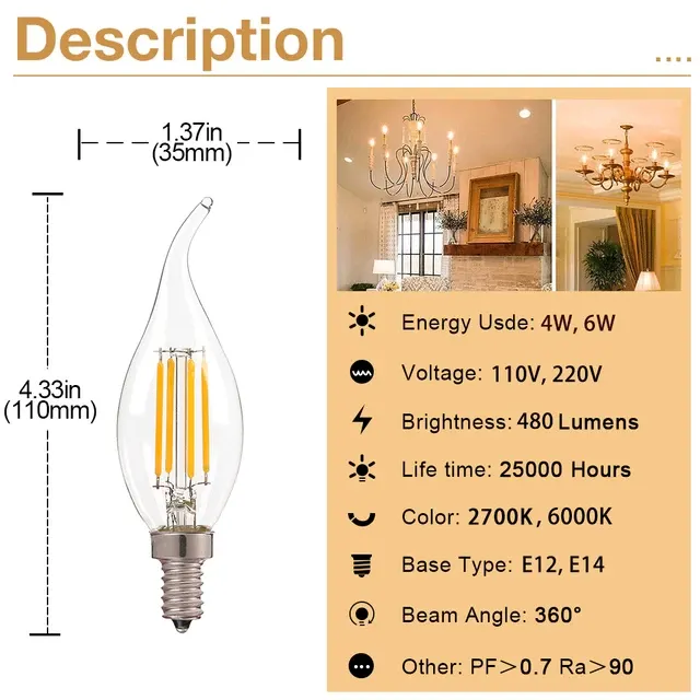 LED-Kerzenlampe 2