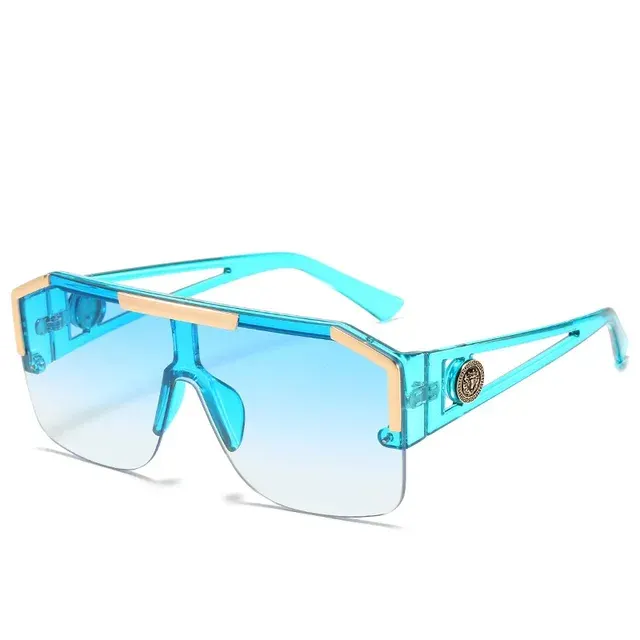 Übergroße Eckige Sonnenbrille 4
