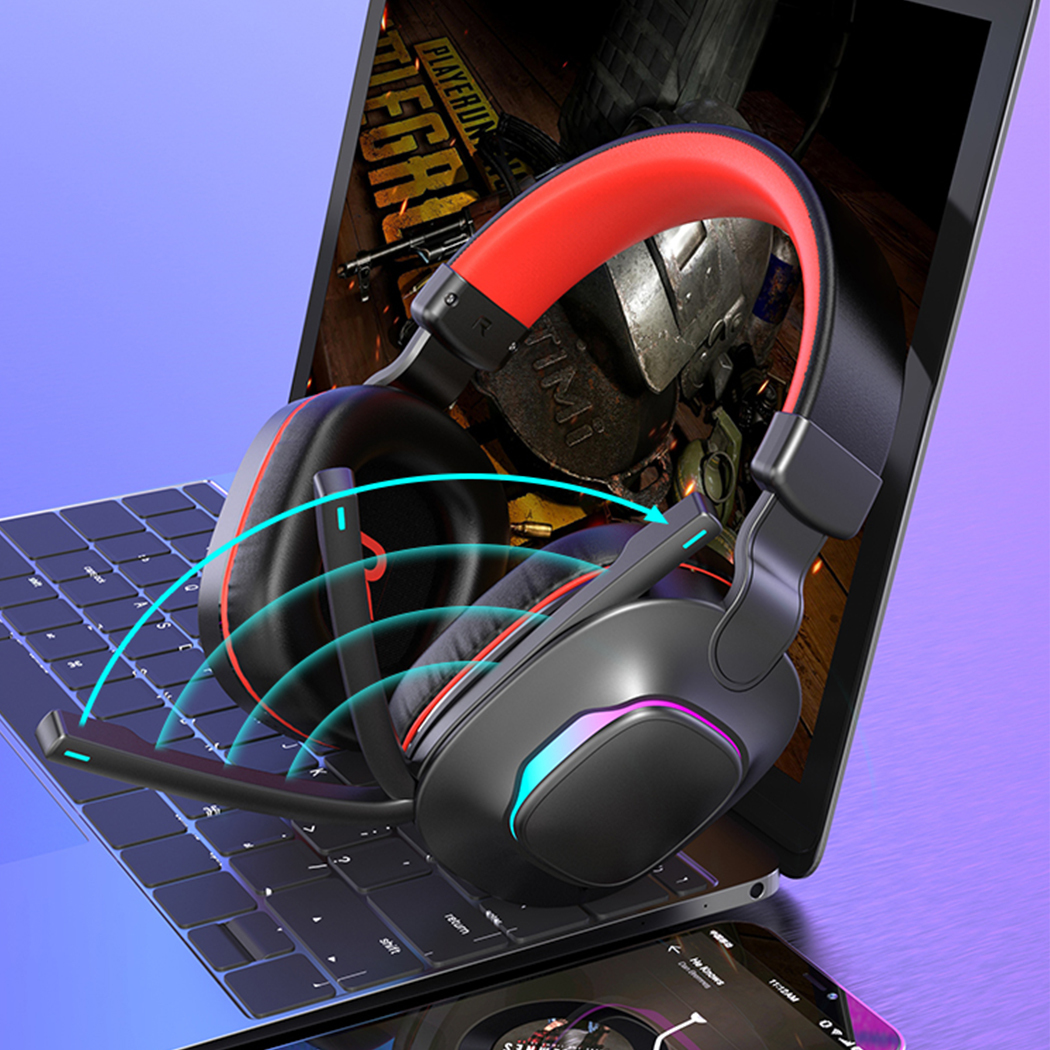 Pinkes kabelloses Gaming-Headset für Damen 4