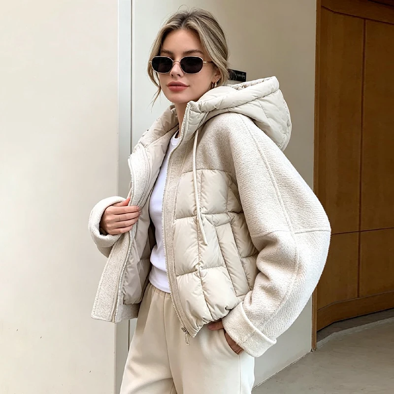Damen-Steppjacke mit Kapuze 4