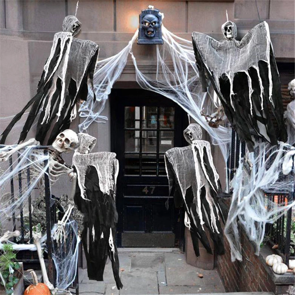 Horror-Schädel-Aufhänger für Halloween-Deko 2