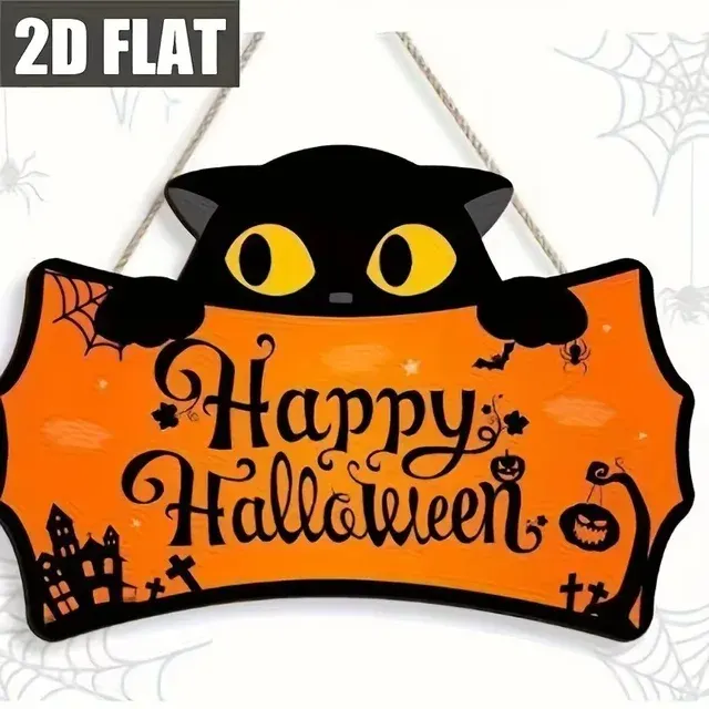 Halloween-Holzschild 3
