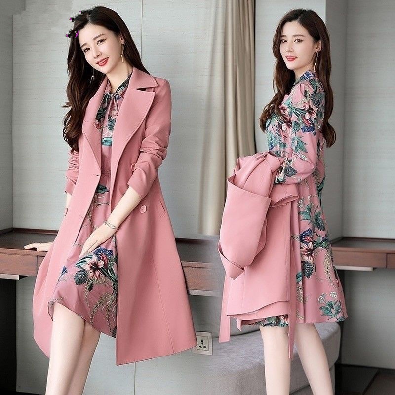 Schlanker Damen-Trenchcoat