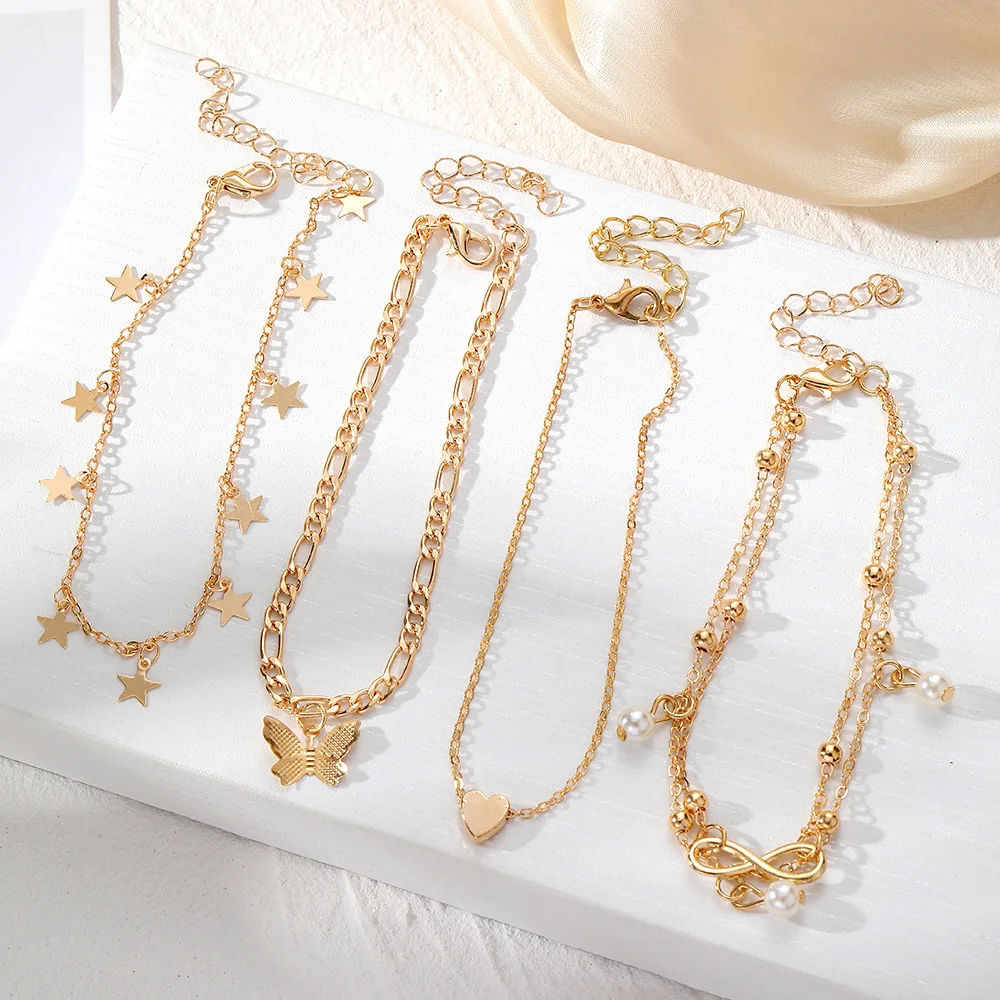 Fußkettchen-Set 4