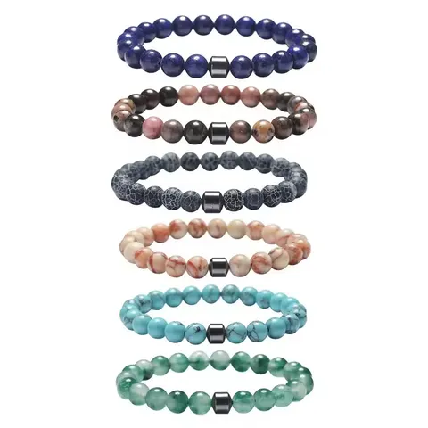 Edelstein-Perlenarmband
