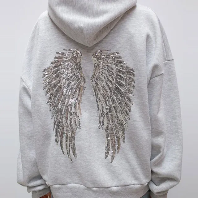 Pailletten-Hoodie 2