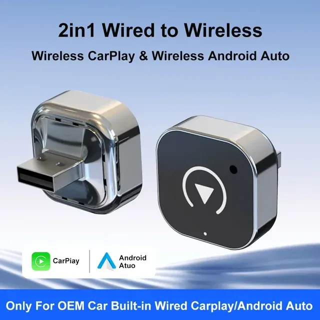 Kabelloser CarPlay-Adapter 2-in-1 für Android 3