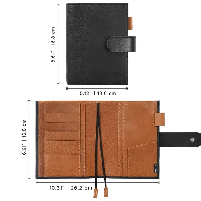 Leder-Notizbuchhülle 2