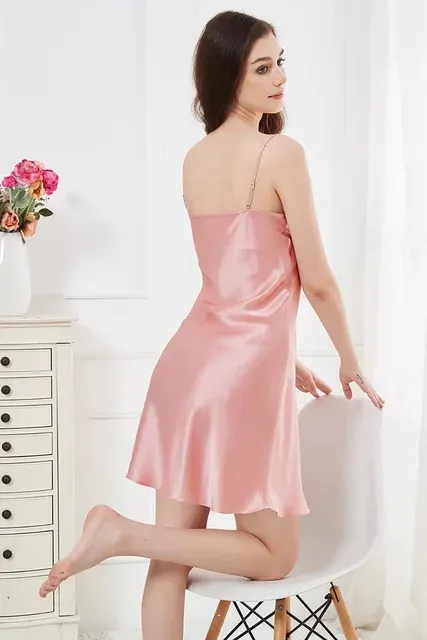 Seiden-Chemise-Nachthemd 2
