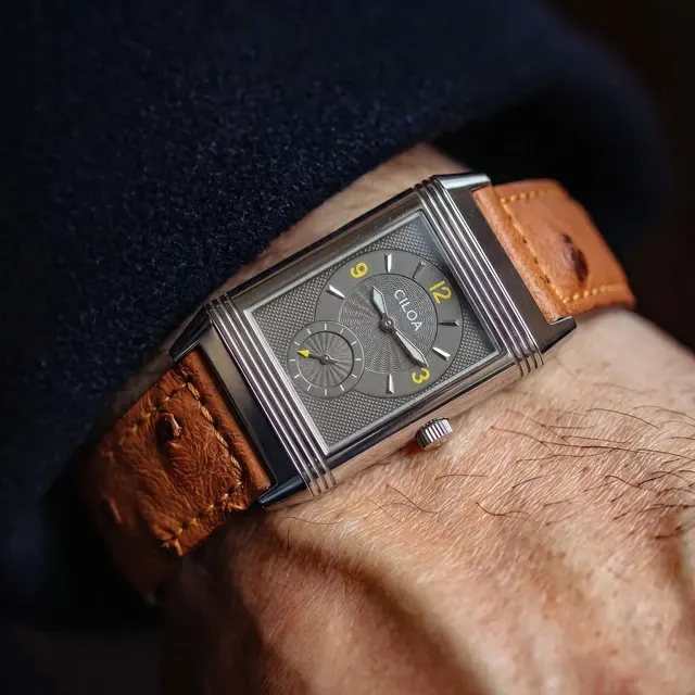 Herrenuhr eckig 4