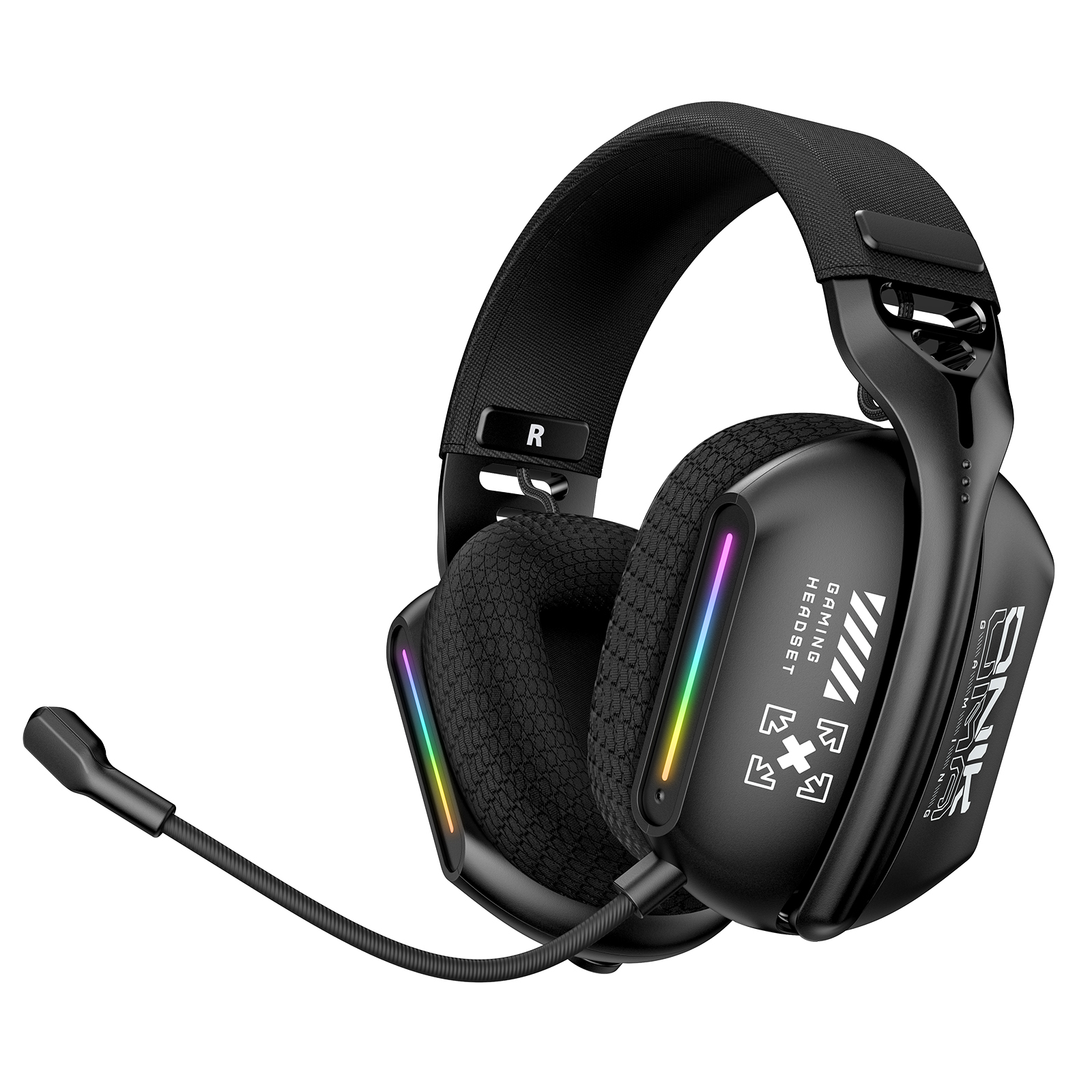 Kabelloses Gaming Headset mit Mikrofon Großer Akku 2