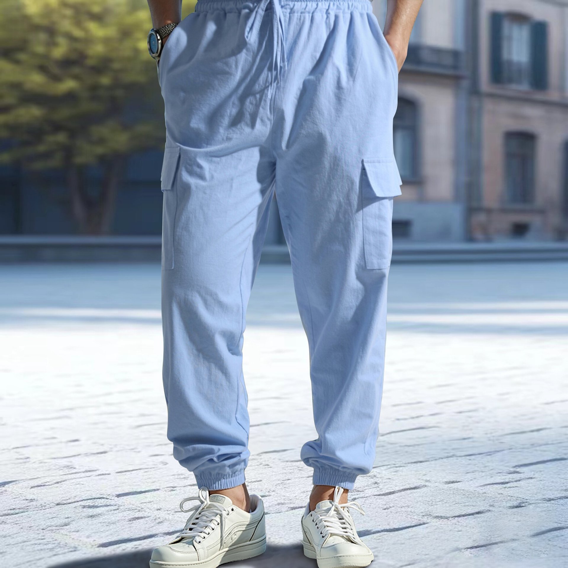 Herren-Cargohose mit Mehrfachtaschen 3
