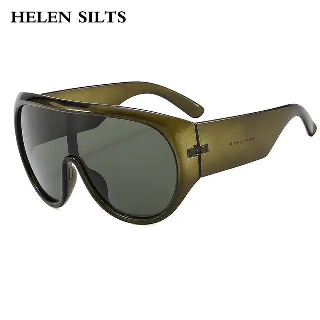 Große Retro-Pilotenbrille, Teefarben, UV400 2