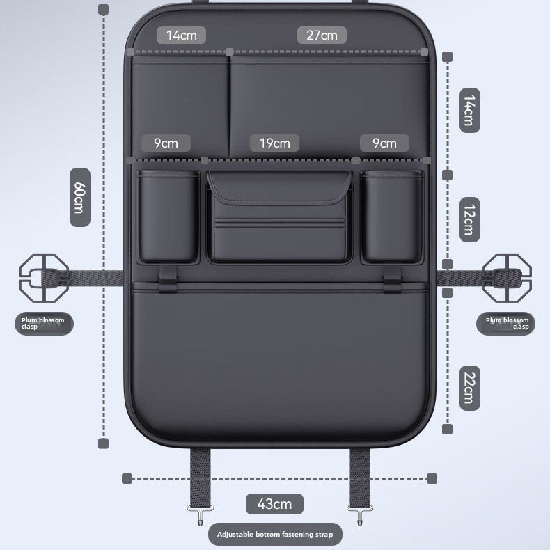 Autositz-Organizer aus PU-Leder 2
