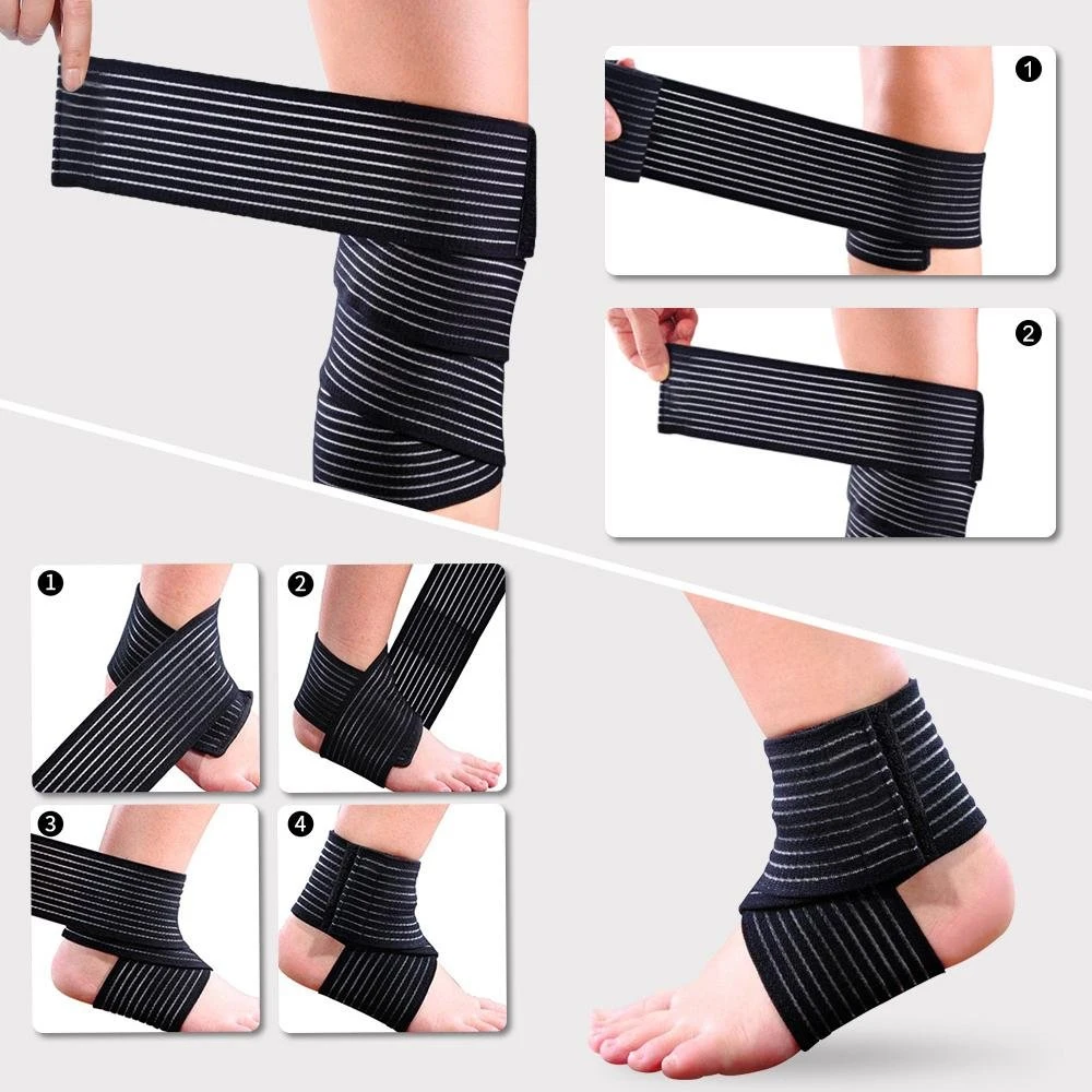 Elastische Kniebandage mit Kompression, 40-200cm 3