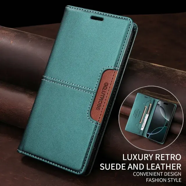 Leder-Flip-Hülle mit RFID-Kartenfach 2