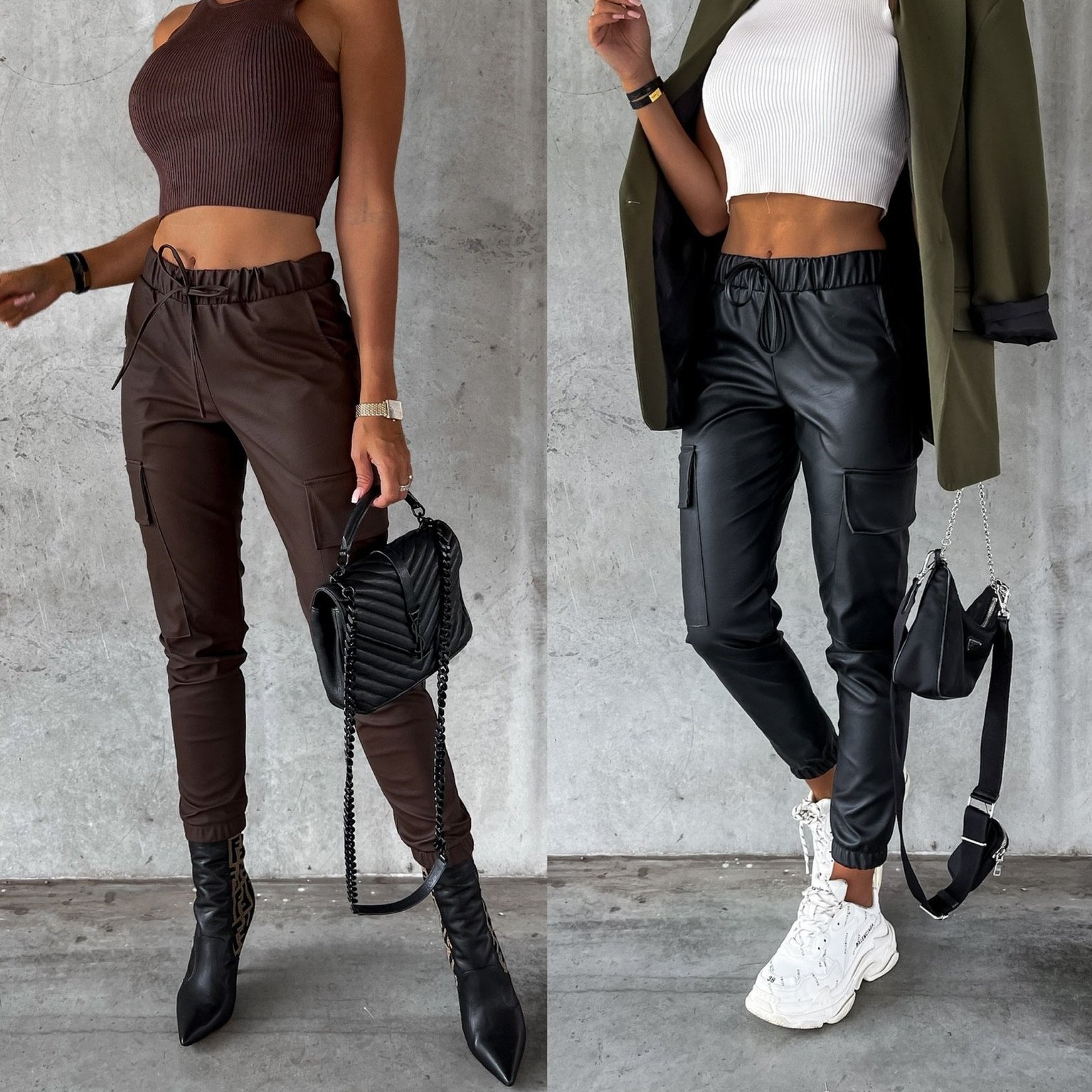 Matte Lederhose