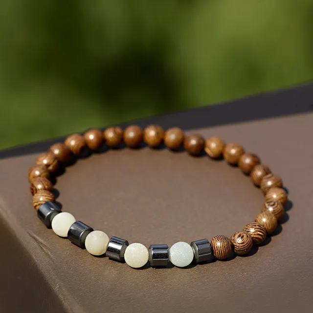 Holzperlenarmband 1