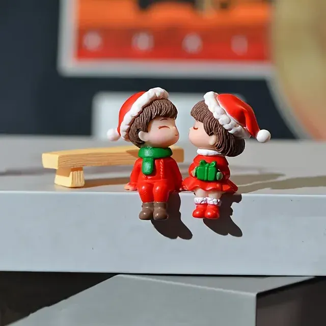 Paar-Bank-Deko-Figur 3