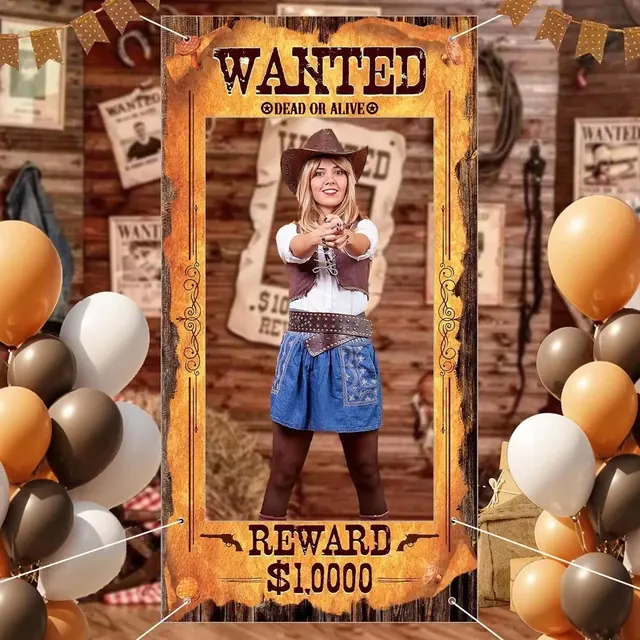 Cowboy-Fotobox-Hintergrund 3