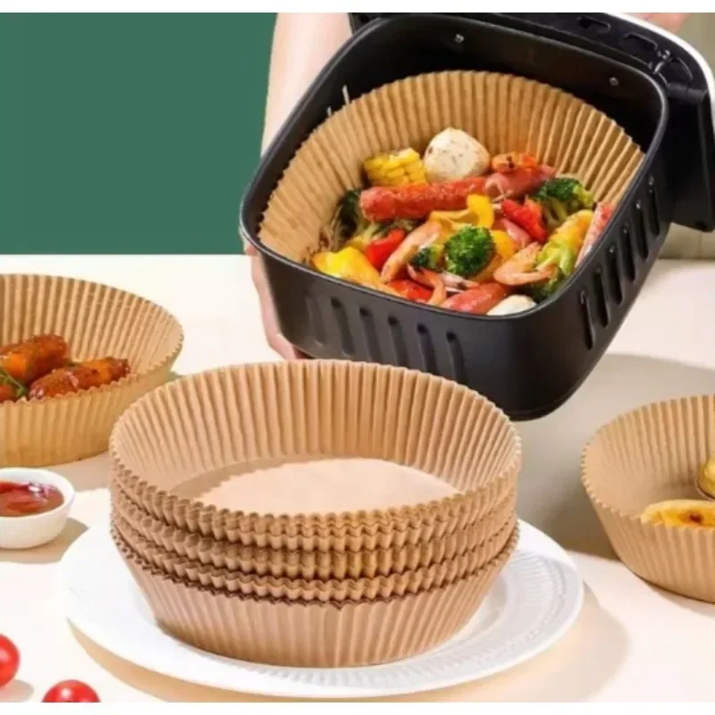 Antihaft-Backpapier für Luftfritteusen, quadratisch 2