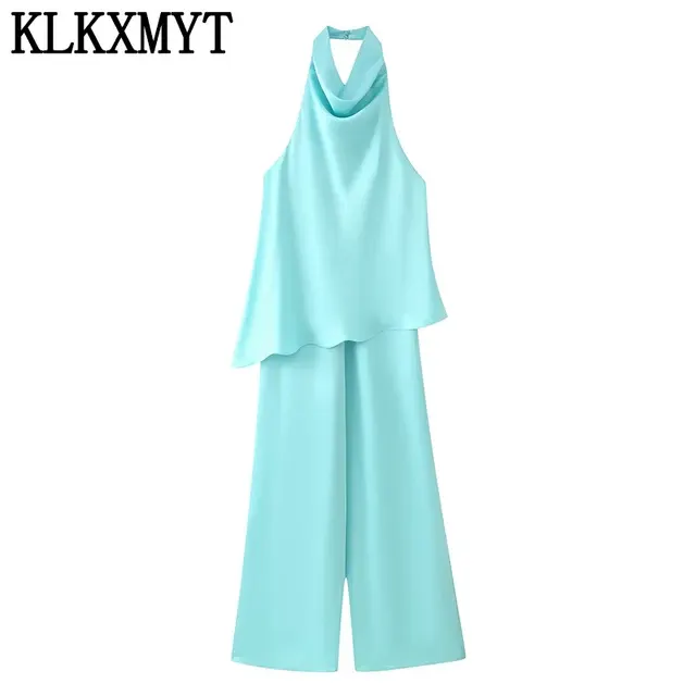 Damen-Satin-Jumpsuit 2