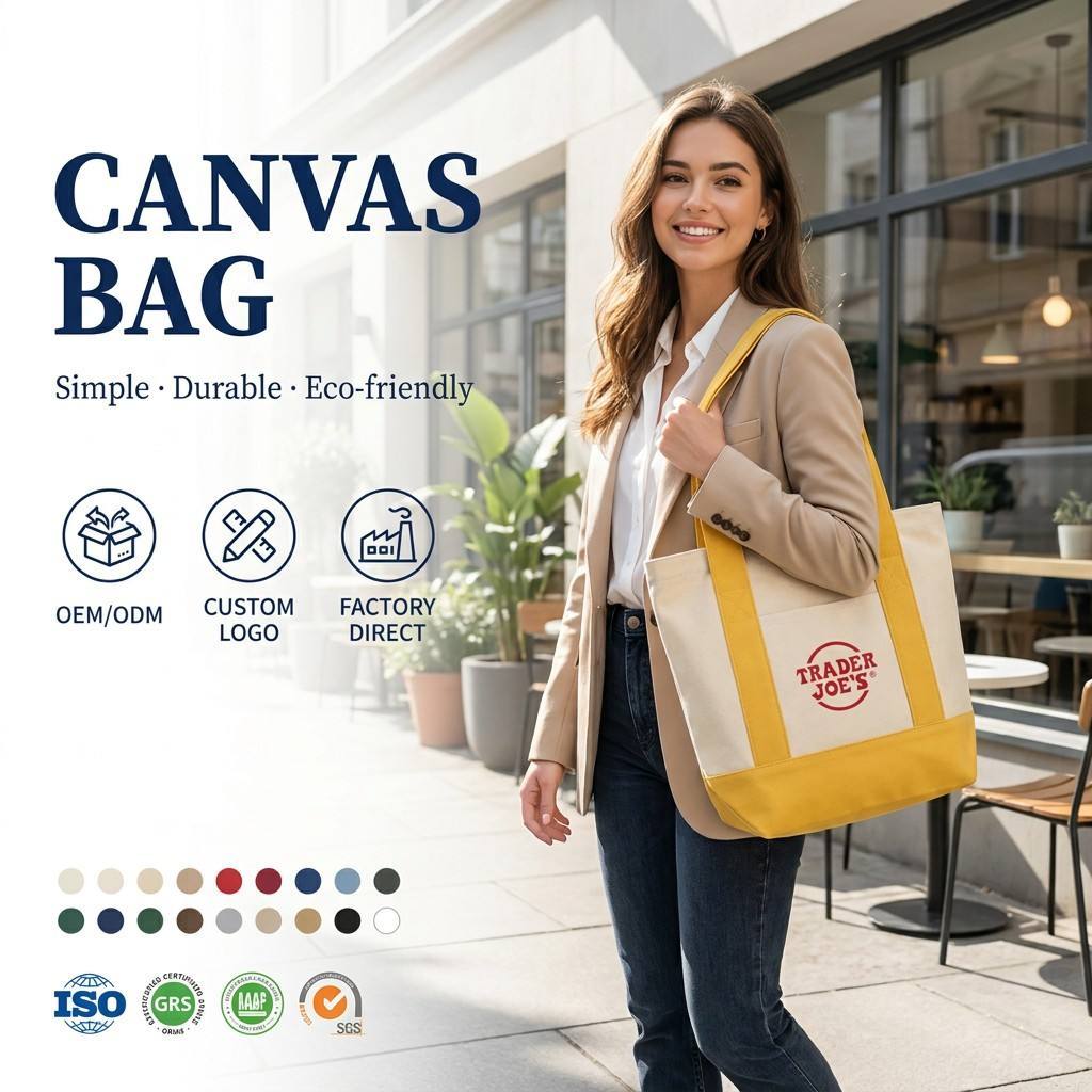 Schwere Canvas-Tote-Bag aus Baumwolle 2