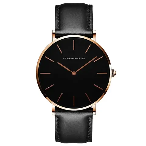 Wasserdichte minimalistische Unisex-Quarzuhr