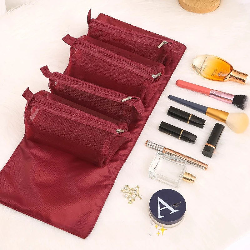 Faltbarer Reise-Kosmetikorganizer aus Nylon 2
