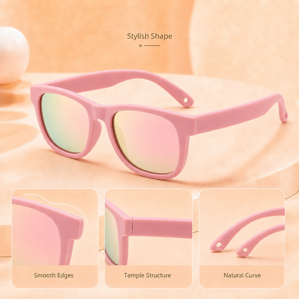 Kinder Polarisierte Sonnenbrille UV400 Flexibel 2