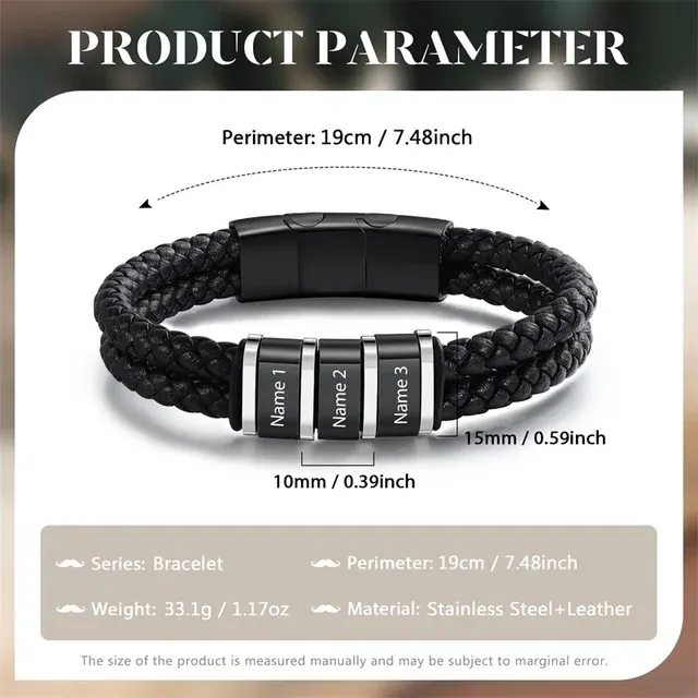 personalisiertes Lederarmband 4