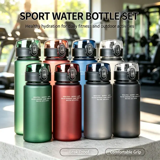 Auslaufsichere BPA-freie Sportwasserflasche 560 ml 2