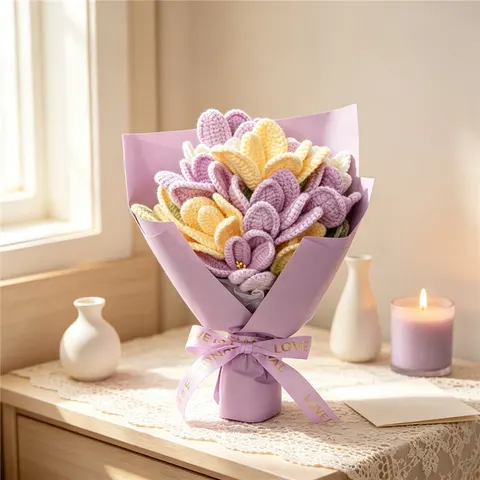 Häkel-Tulpenstrauß
