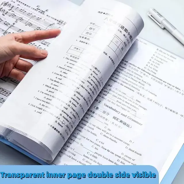A4-Ordner transparent 4