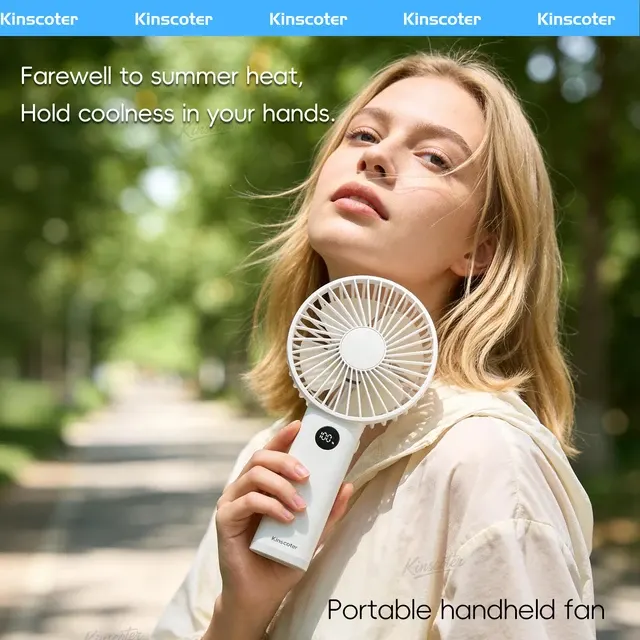 Persönlicher Mini-Handventilator mit Nachtlicht 2