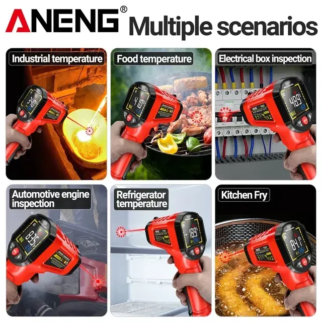 Einstellbares Infrarot-Pyrometer für Industrie 4