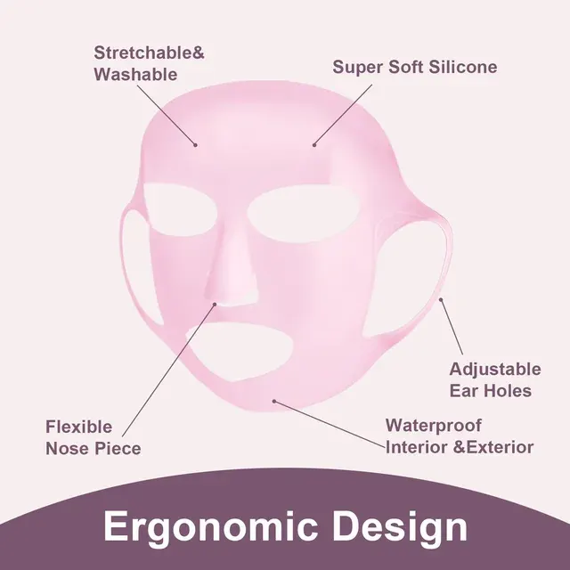 Wiederverwendbare Silikon-Gesichtsmaske 2