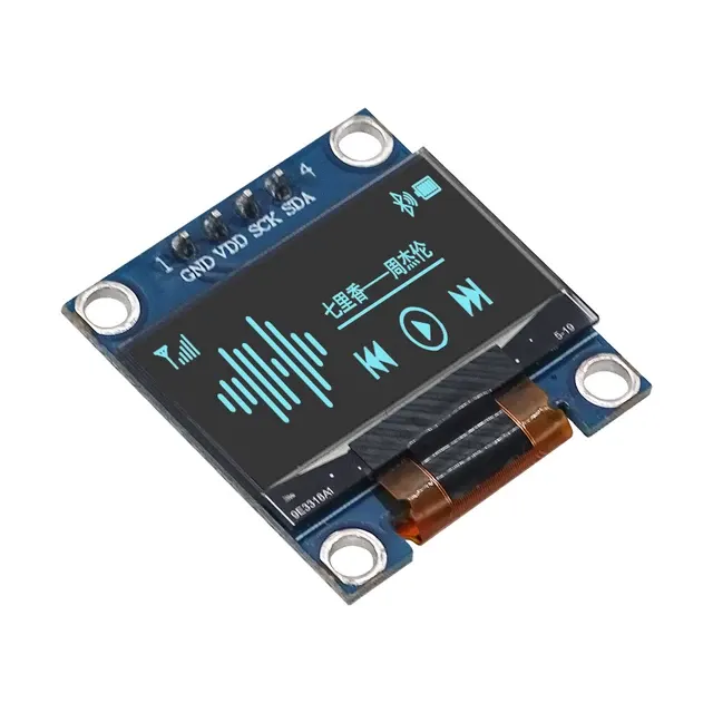 0,96-Zoll-OLED-Display 128x64, Gelb-Blau 3