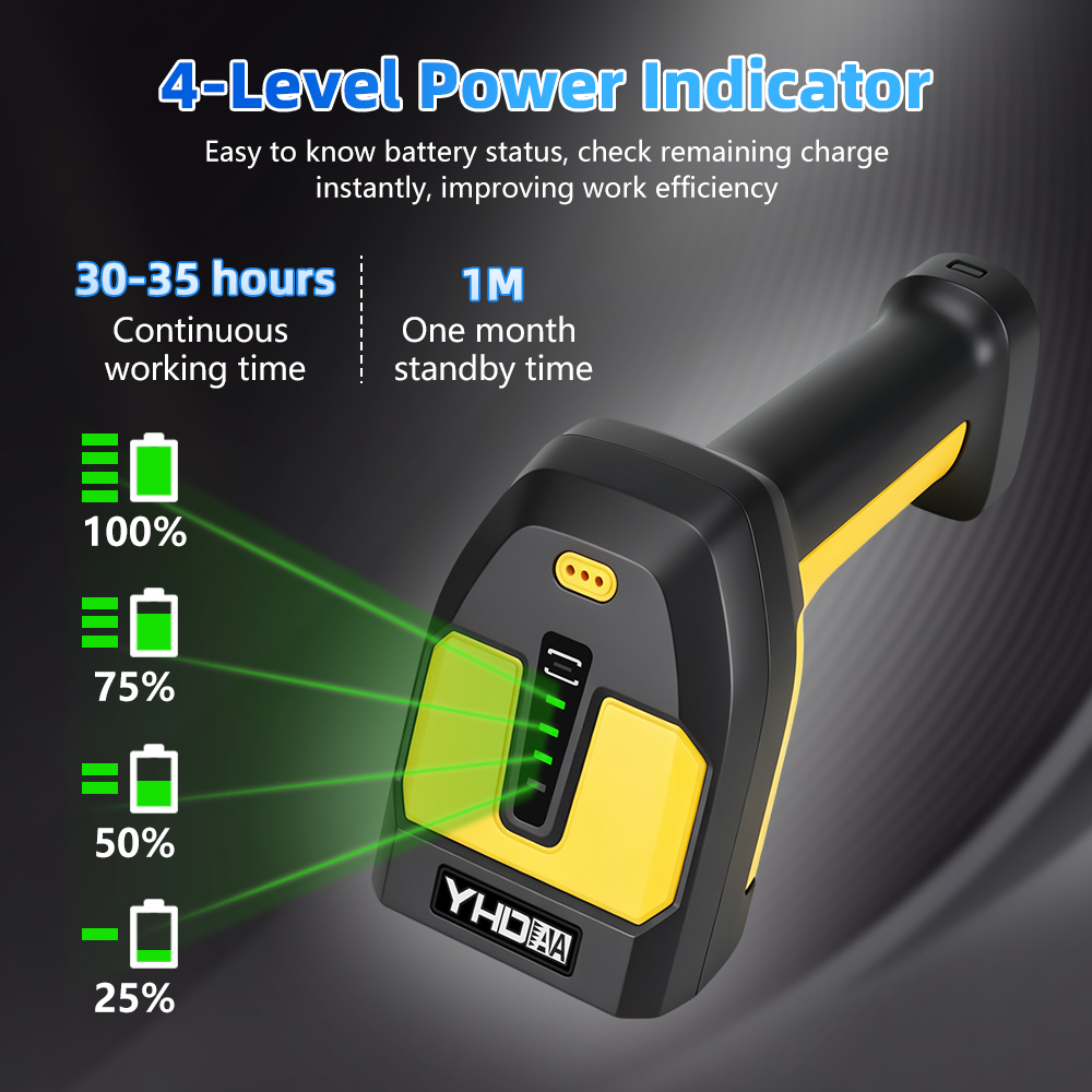 Industrieller 2D-Barcode-Scanner 600 m Reichweite 4