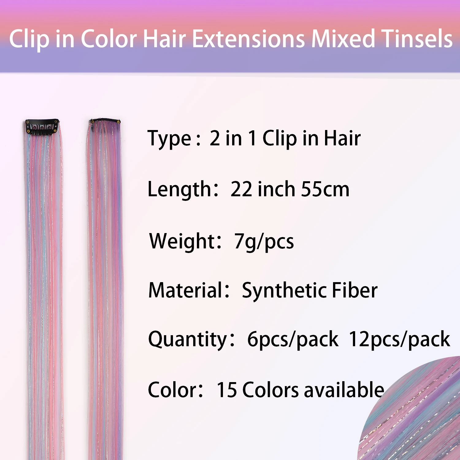 Clip-in-Haarverlängerung 2
