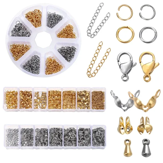 Edelstahl-Karabinerverschluss-Set für DIY 2