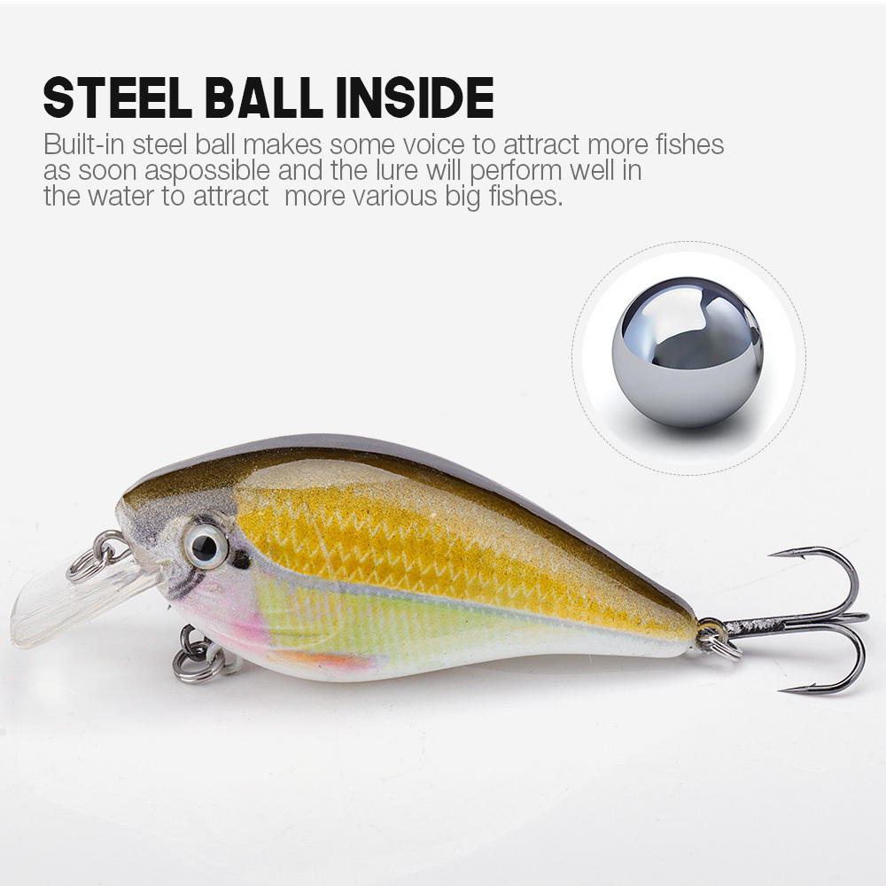 Crankbait-Set 6cm 12g für Barsche 3
