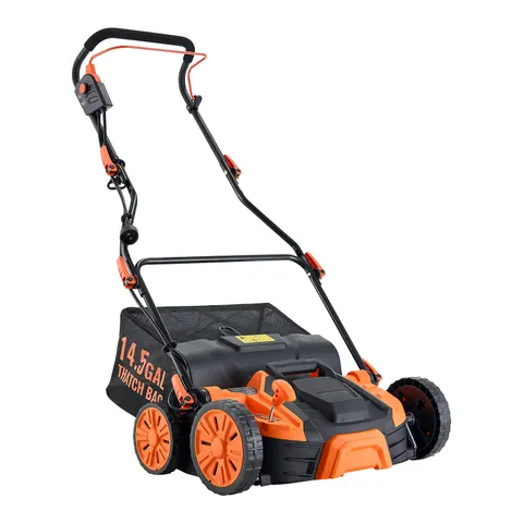 2-in-1 Elektrovertikutierer mit Fangsack, 38 cm