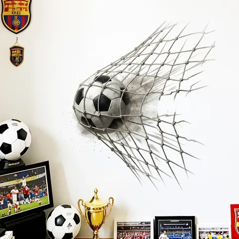 Fußball-Wandaufkleber