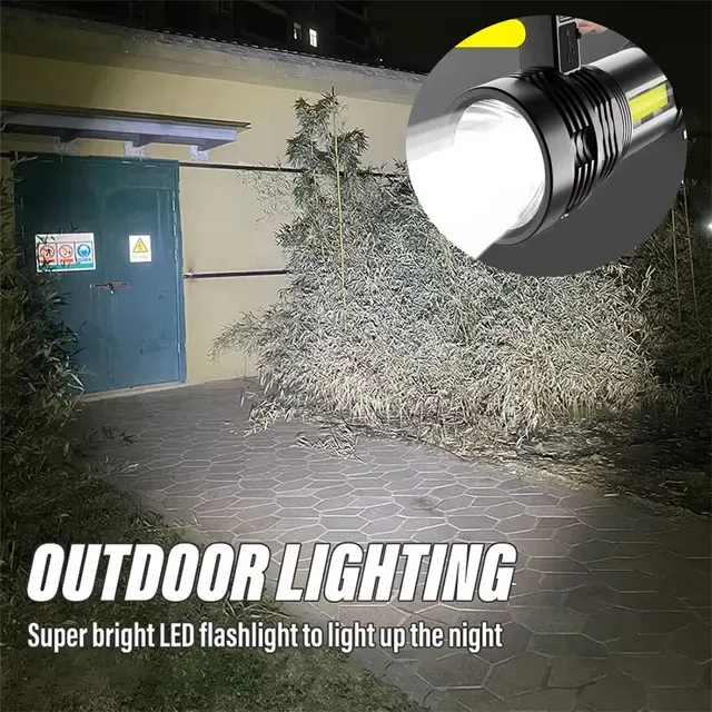 wiederaufladbare LED-Taschenlampe 4