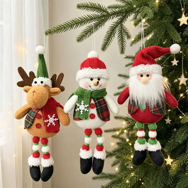 Plüsch-Weihnachtsanhänger 4